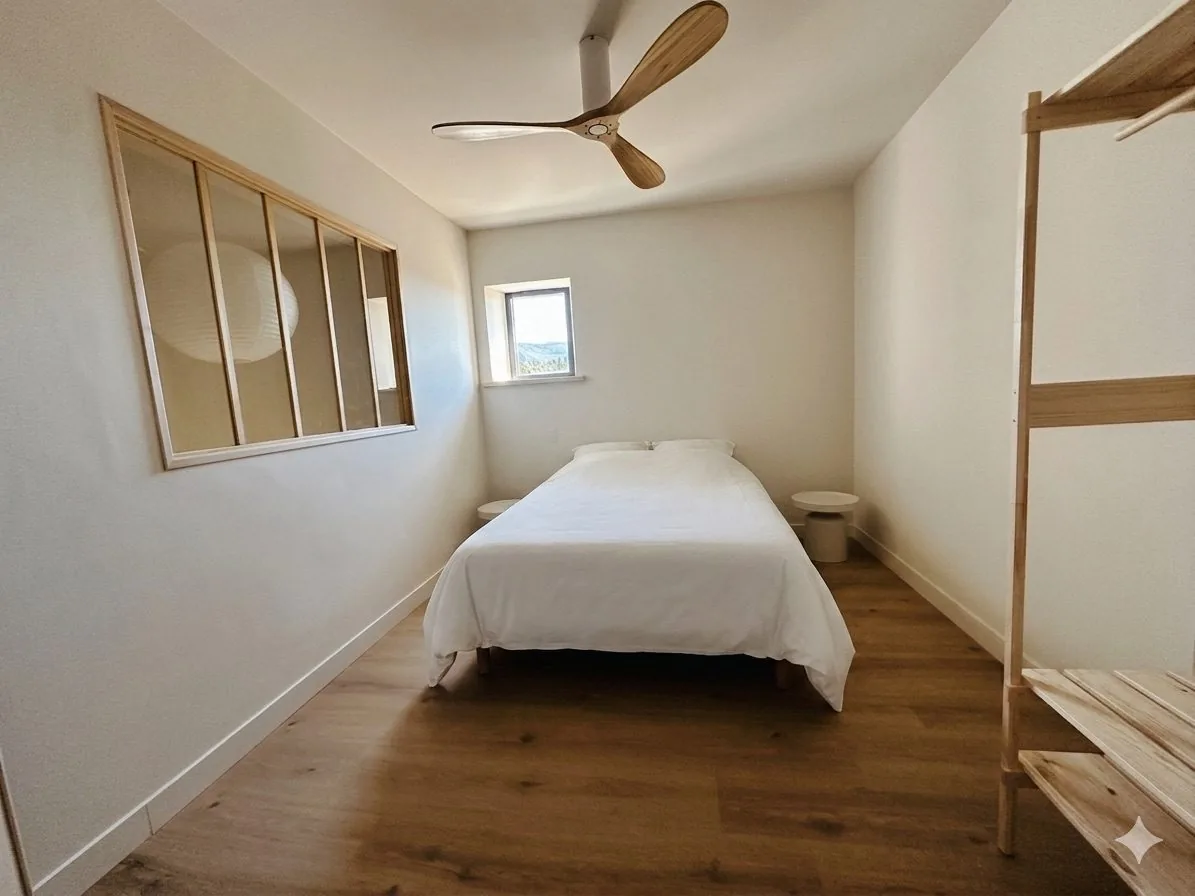 Chambre avec verrière
